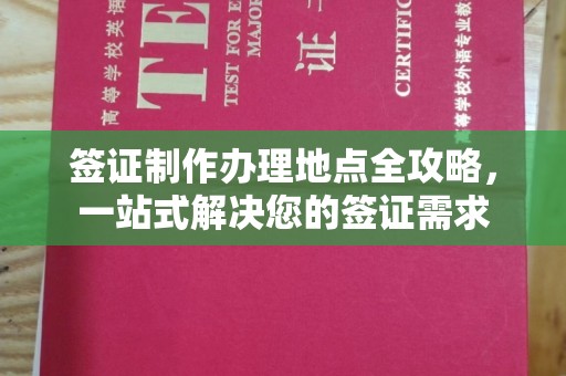 陆河签证制作办理地点全攻略，一站式解决您的签证需求