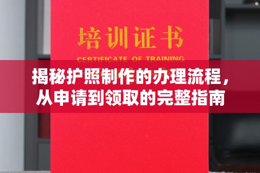 恩阳揭秘护照制作的办理流程，从申请到领取的完整指南