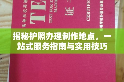 札达揭秘护照办理制作地点，一站式服务指南与实用技巧
